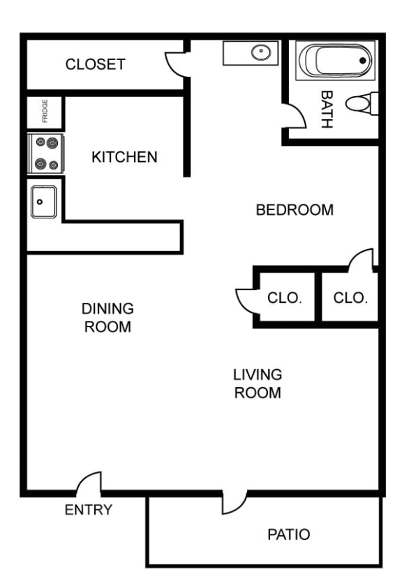 Floor Plans of Ventana Ridge Apartments in Dallas, TX